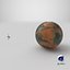 Mars Satellite Orbiting Red Planet