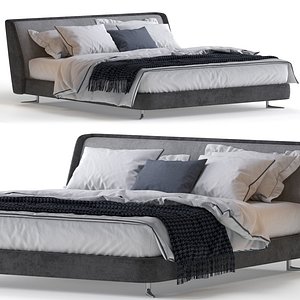 minotti bed 3D model