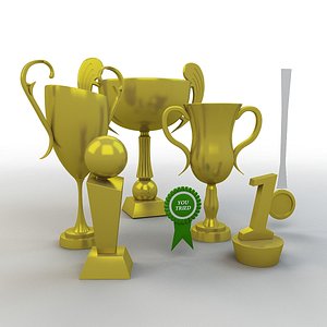 Cartoon Prize Cups Set