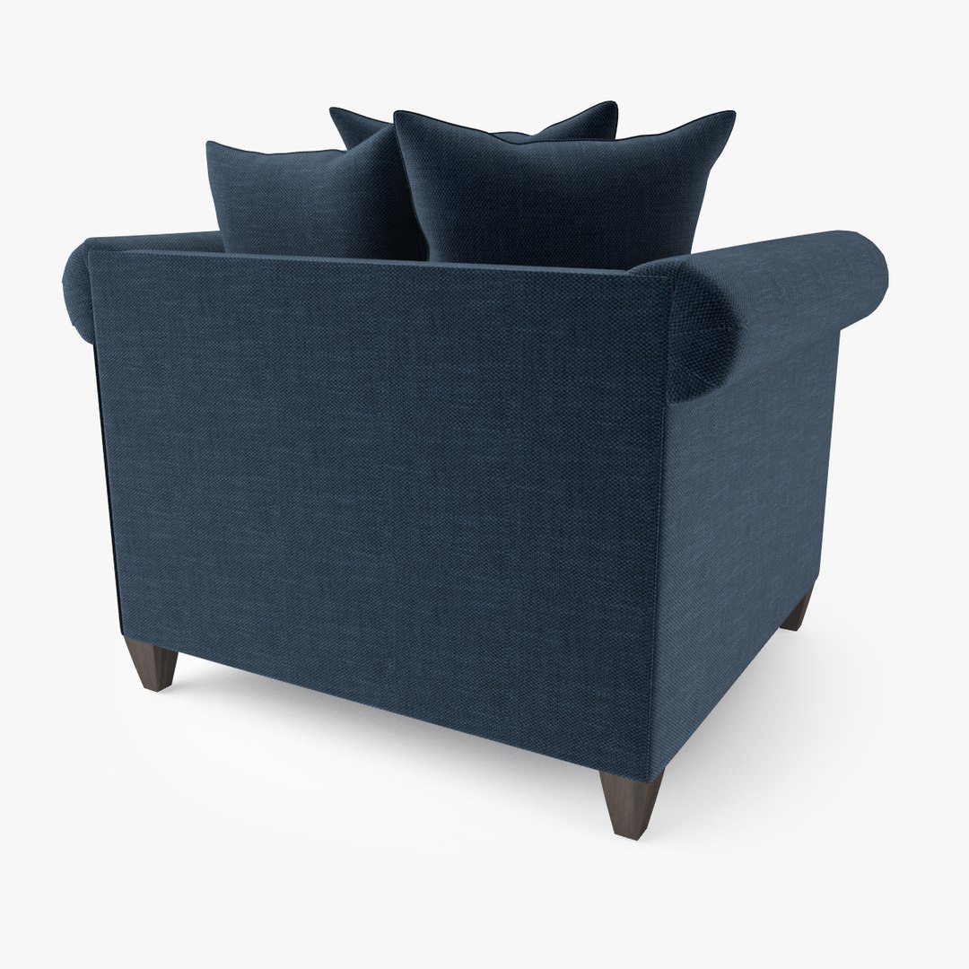 3d crate barrel durham chair