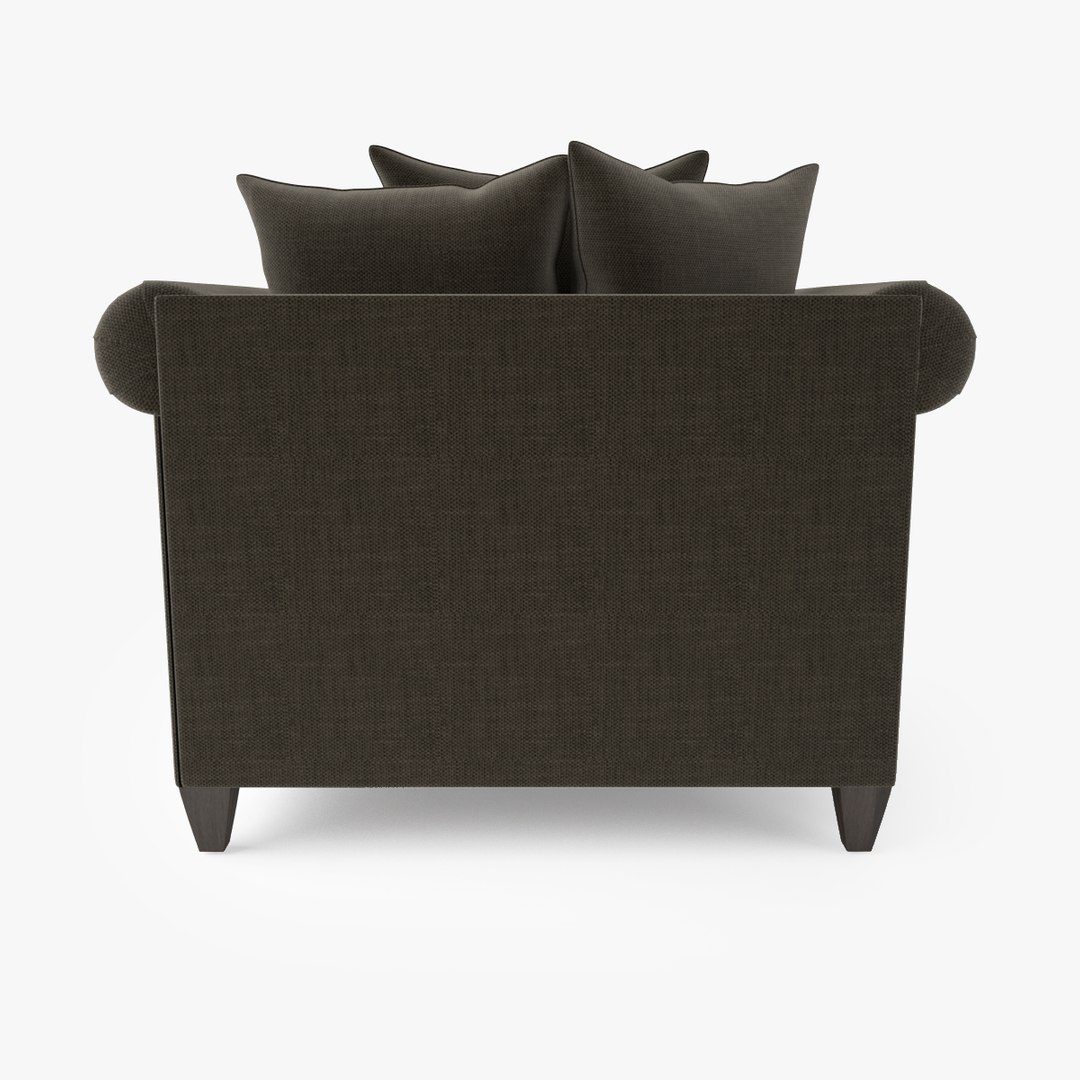 3d crate barrel durham chair