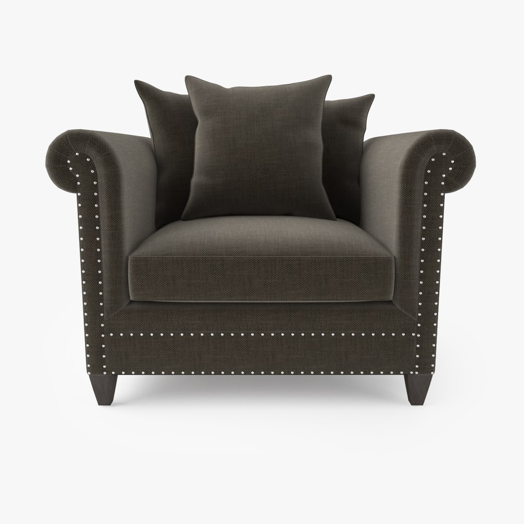 3d crate barrel durham chair