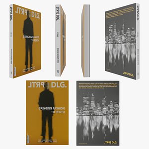 Fashion Magazine Mockup 3D