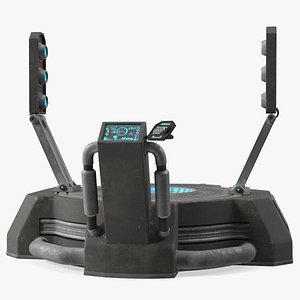 3D Sci Fi Teleport Machine