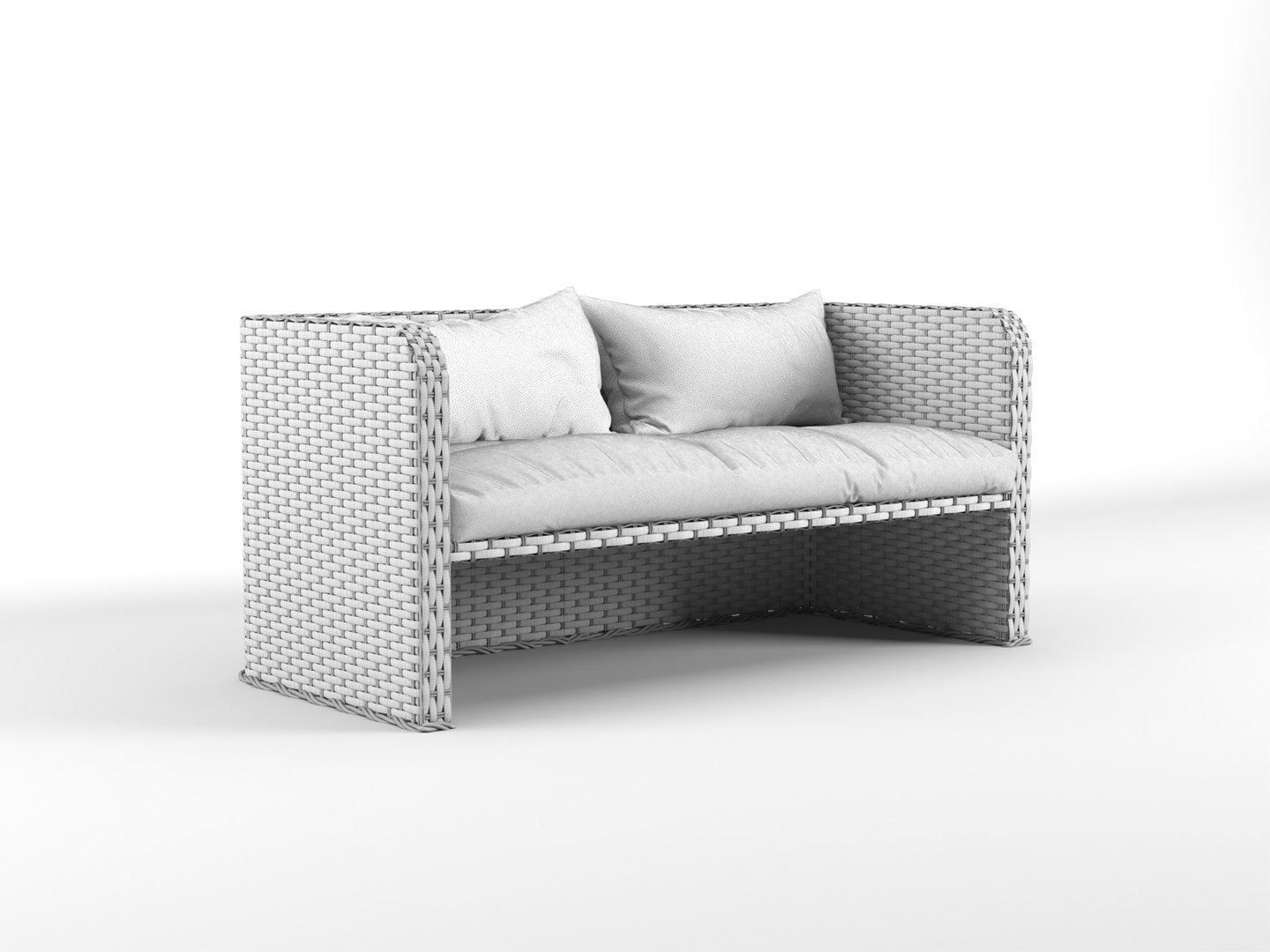 Garden Wicker Furniture 3D TurboSquid 1706926