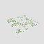3D model pbr dandelion meadow patch
