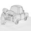 ドライバーが付いている漫画車