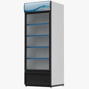 3D beverages refrigerator display
