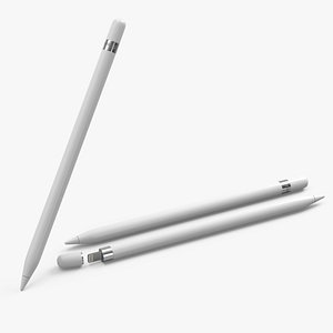 3D Apple Pencil model