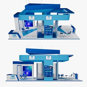 3D 13x6 meter model