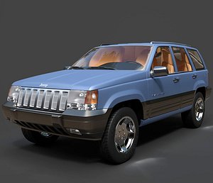3D Jeep Grand Cherokee ZJ - Hyper-Detailed 4x4 3D Model model