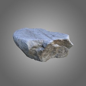 rock low-poly 3d 3ds