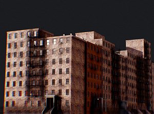 3D buildings new-york apartment newyork new-york-city building