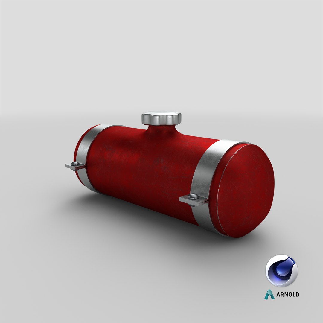 3D Old Fuel Tank V1 - TurboSquid 1859617