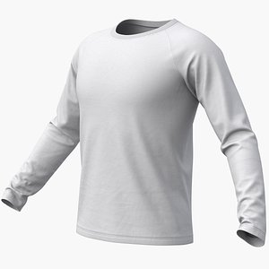 Raglan T-Shirt Long SleeveWhite + PBR