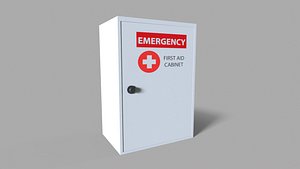 First Aid Cabinet 3D model
