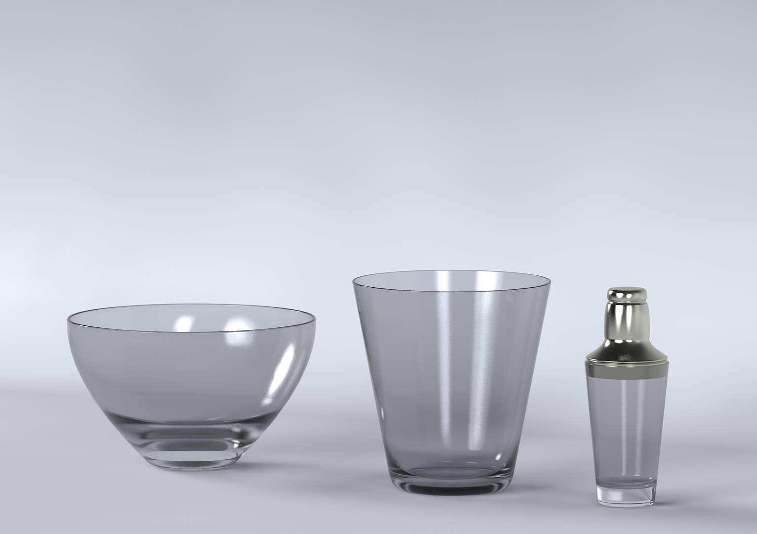 COCKTAIL GLASSWARE 3D model - TurboSquid 2008651