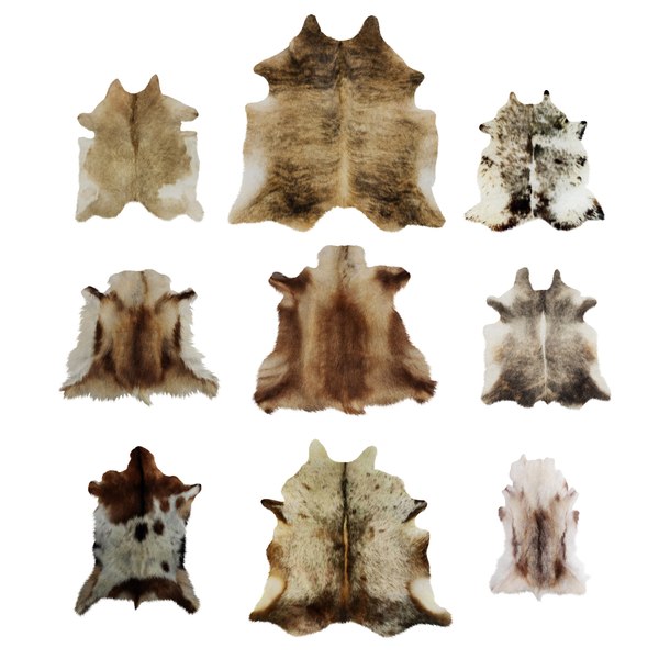 3d fur rug