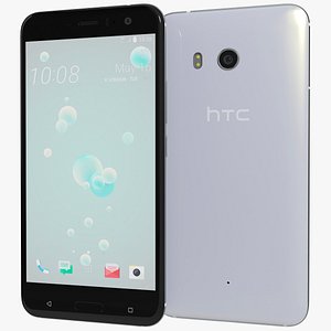 realistic htc u11 ice 3D model