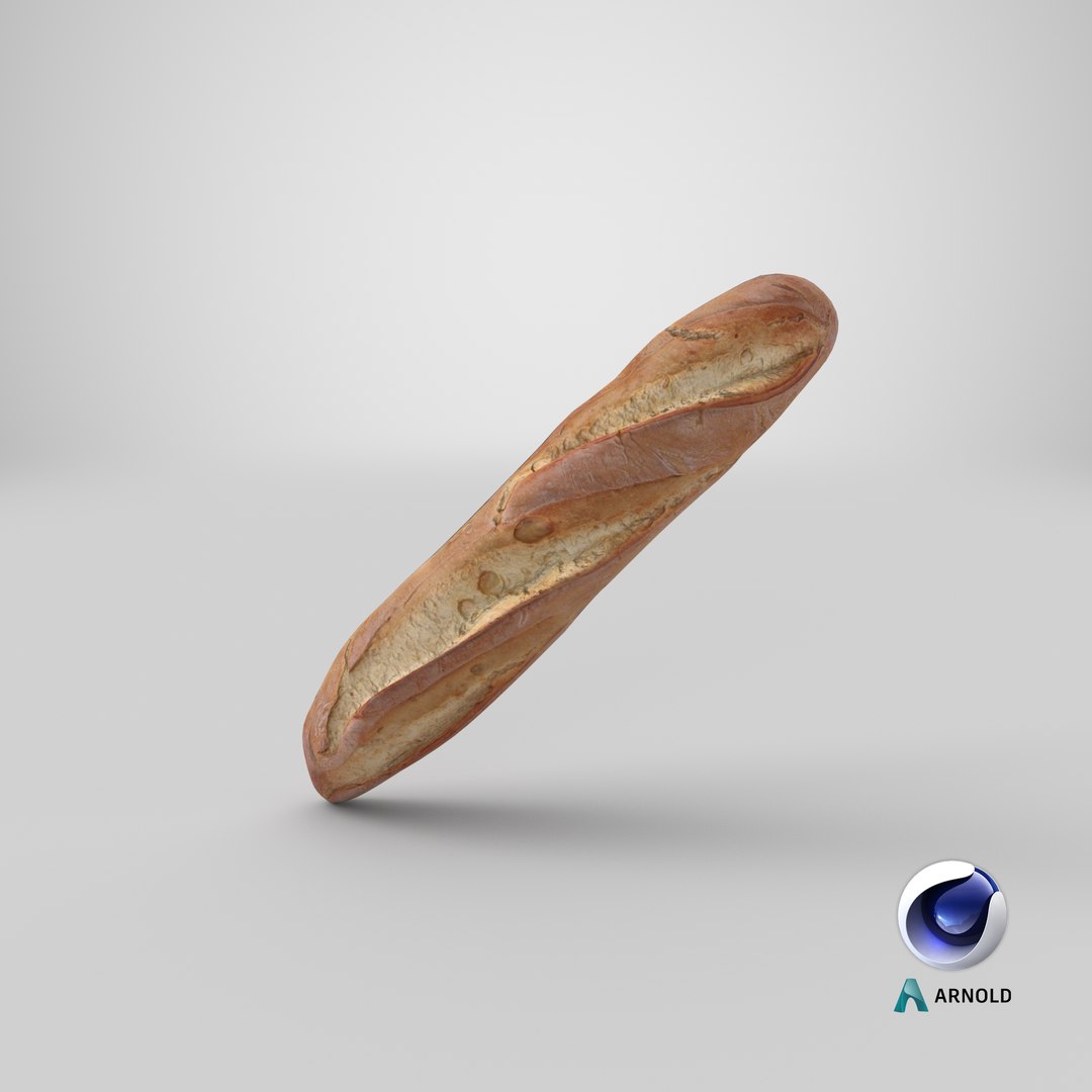 french bread baguette 3D https://p.turbosquid.com/ts-thumb/3M/5D2lvK/kCHypcU4/stemcell_cinema_4d_arnold_render/png/1573588355/1920x1080/fit_q87/cd0a380cf40890a4d9c58619c1279e2738277f8a/stemcell_cinema_4d_arnold_render.jpg