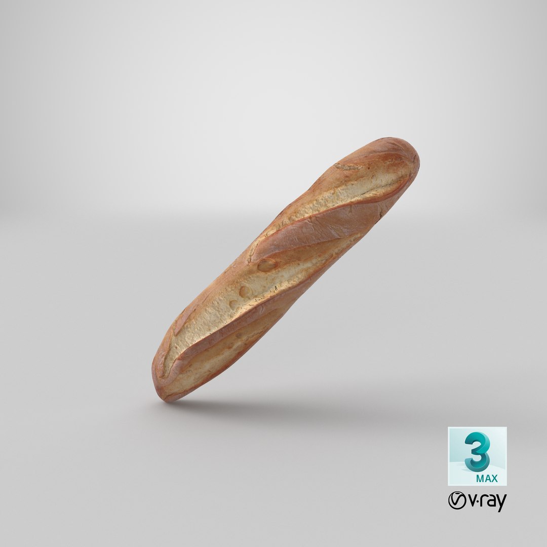 french bread baguette 3D https://p.turbosquid.com/ts-thumb/3M/5D2lvK/uITyfSJM/stemcell_max_vray_render/png/1573588375/1920x1080/fit_q87/6c2c3a7116bf7c6c78350fa87f2fa365d09373af/stemcell_max_vray_render.jpg