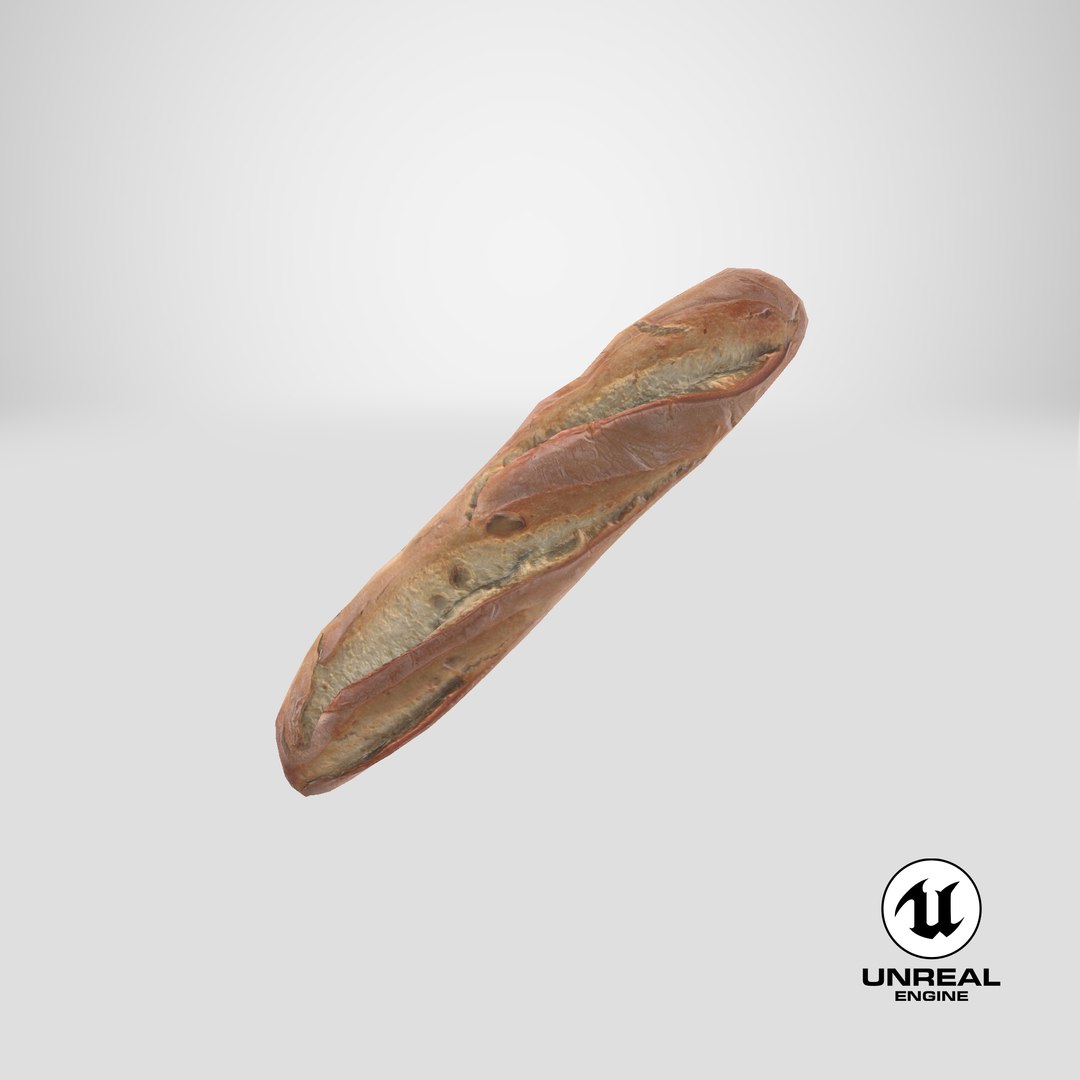 french bread baguette 3D https://p.turbosquid.com/ts-thumb/3M/5D2lvK/vqSaX3yL/stemcell_unreal_render/png/1573588362/1920x1080/fit_q87/2e80e950ea98cc330da4f66c5b814d0d8e350d4f/stemcell_unreal_render.jpg