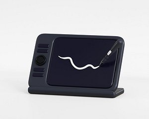 Cartoon Wacom Cintiq Drawing tablet 3d model
