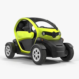 electric car generic 3D model