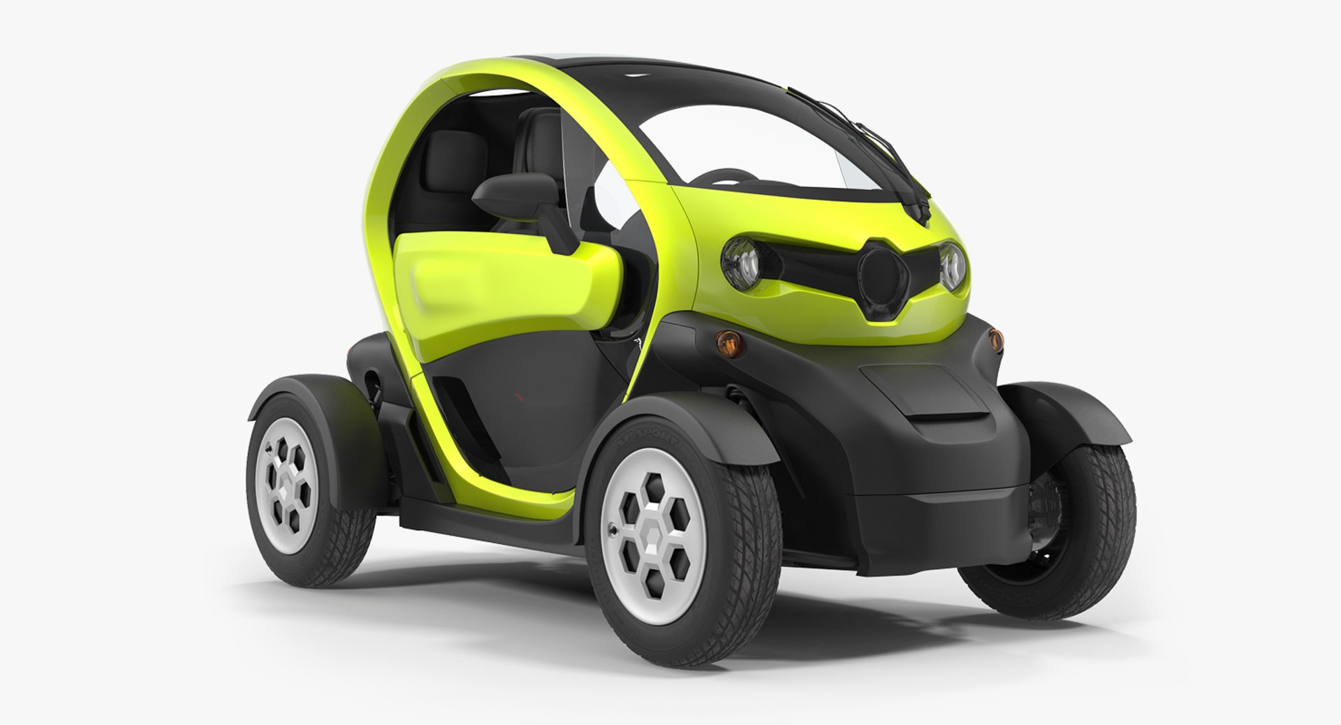 Electric Car Generic 3D model preview