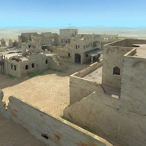 max arab ruined village buildings