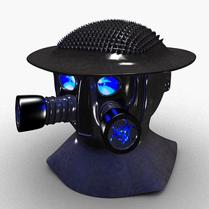 gas mask 3D model