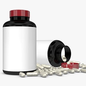 Bottle with Capsules