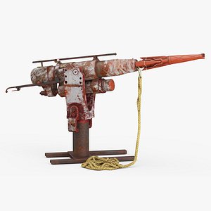 Harpoon Deck Cannon Aged