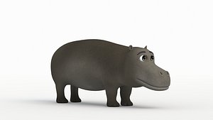 3D model Hippopotamus