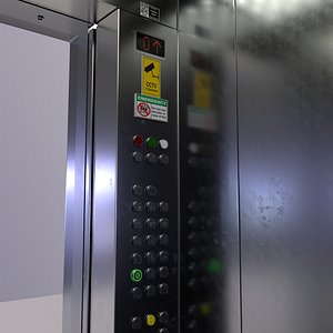 Blender Elevator Models | TurboSquid