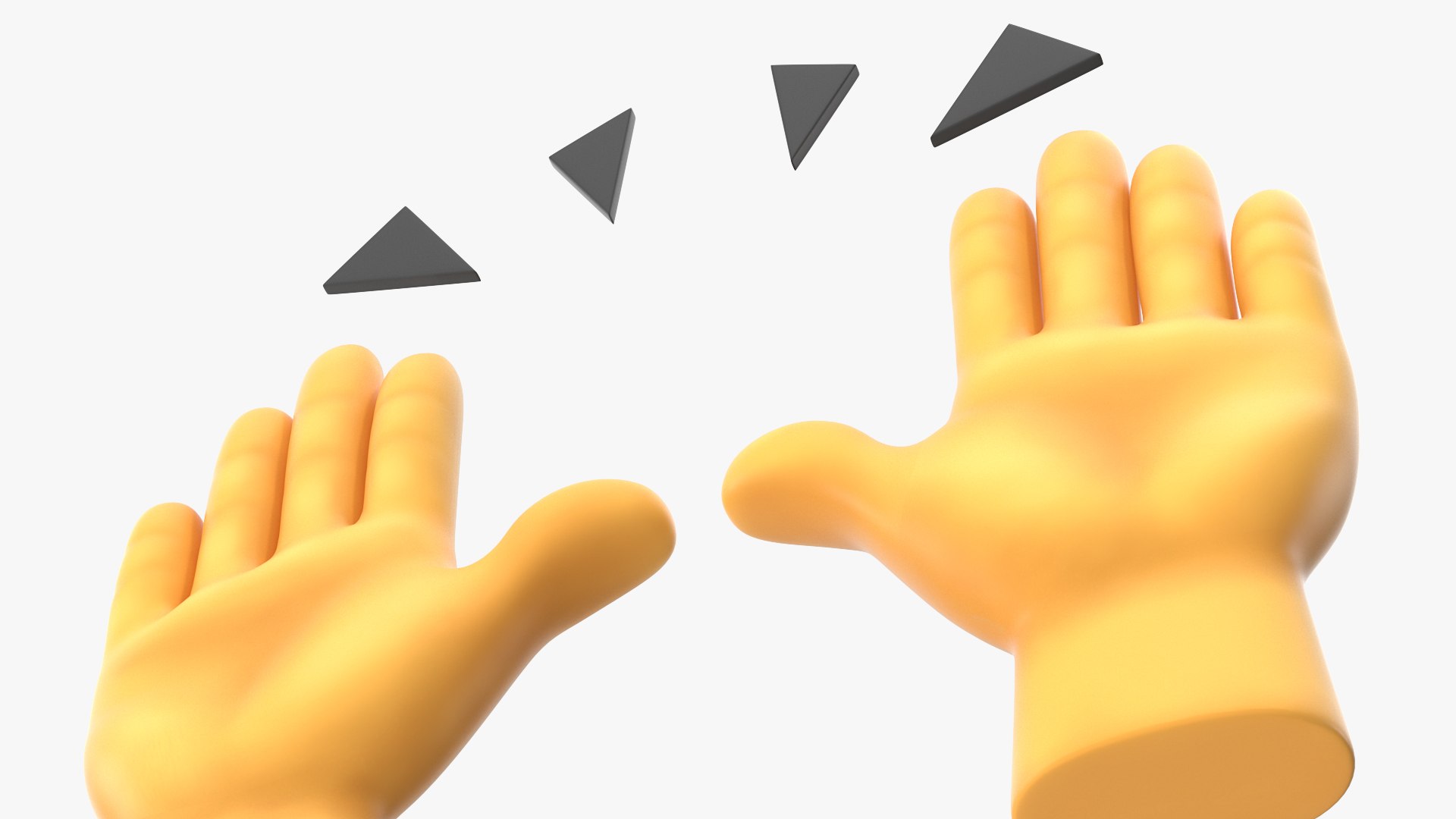 3D raising hands emoji model - TurboSquid 1549641