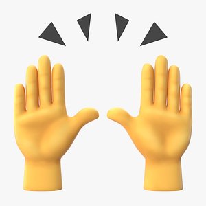 Händedruck-Geste Emoji 3D-Modell - TurboSquid 1549535