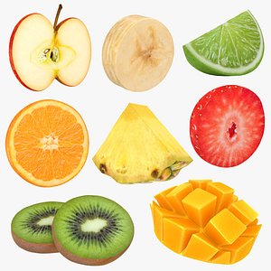 fruit slice 3D model