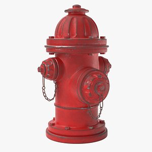 3D old hydrant