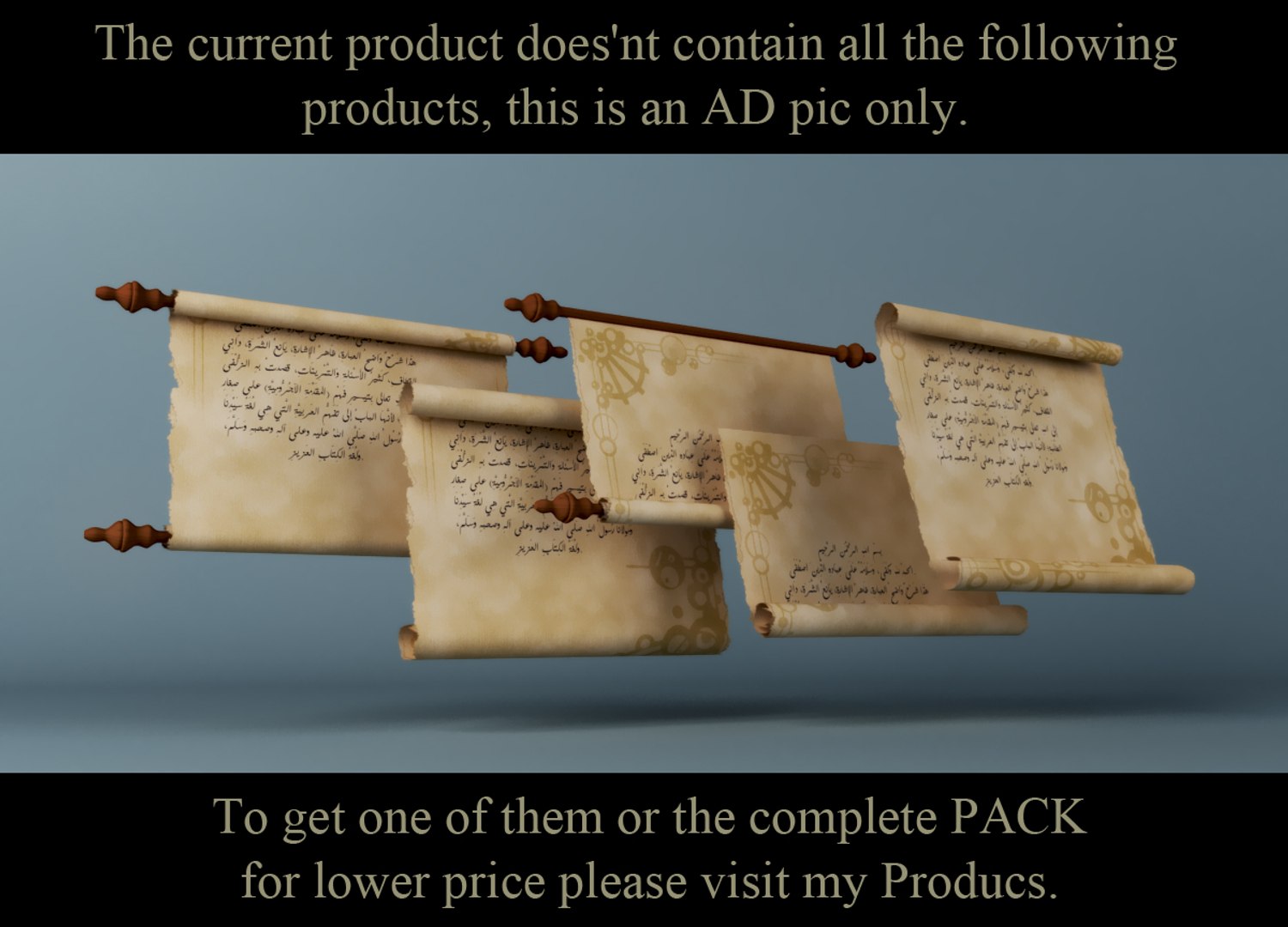 Max Rolling Rigged Parchment Animation