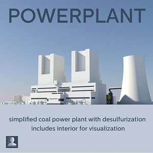 coal power 3d model