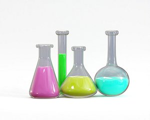 3D Chemistry Equipment model