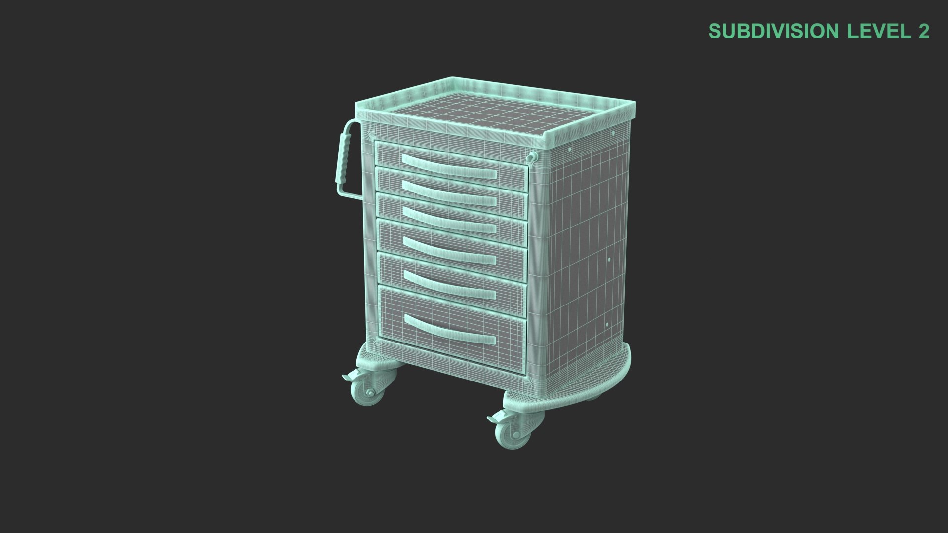 Medical Cart model https://p.turbosquid.com/ts-thumb/3M/aWvV2F/kW/wireframe_0001/jpg/1742488757/1920x1080/fit_q87/cd997f9d4fbd471b5de256f082fad18ec0b2e0a1/wireframe_0001.jpg
