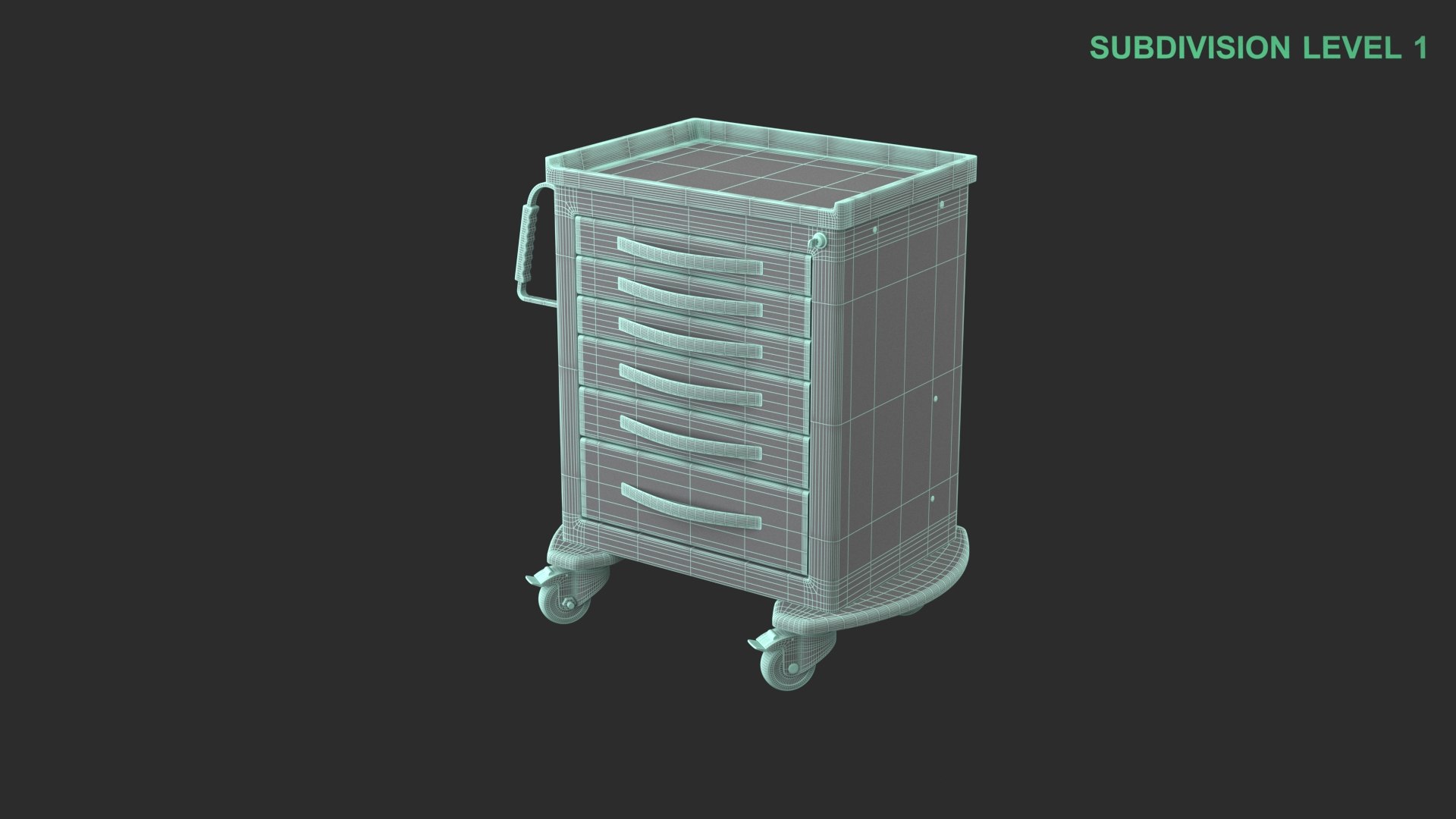 Medical Cart model https://p.turbosquid.com/ts-thumb/3M/aWvV2F/mi/wireframe_0004/jpg/1742488758/1920x1080/fit_q87/3bc4fde2cc1a47dd2a31ca3bda7cc04e7f7f7d1a/wireframe_0004.jpg