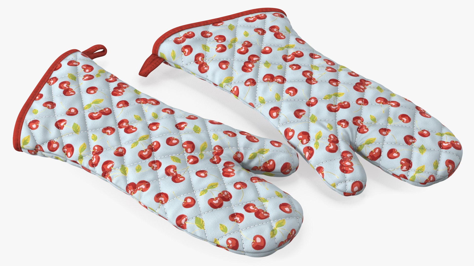 Kitchen Cherry Oven Mitt