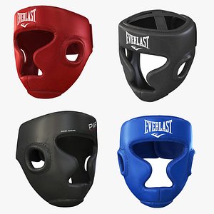 3D Boxing Headgear Collection model