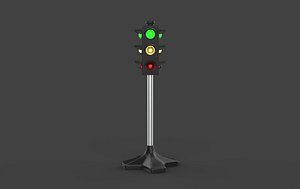 3D Traffic lights 3D model model