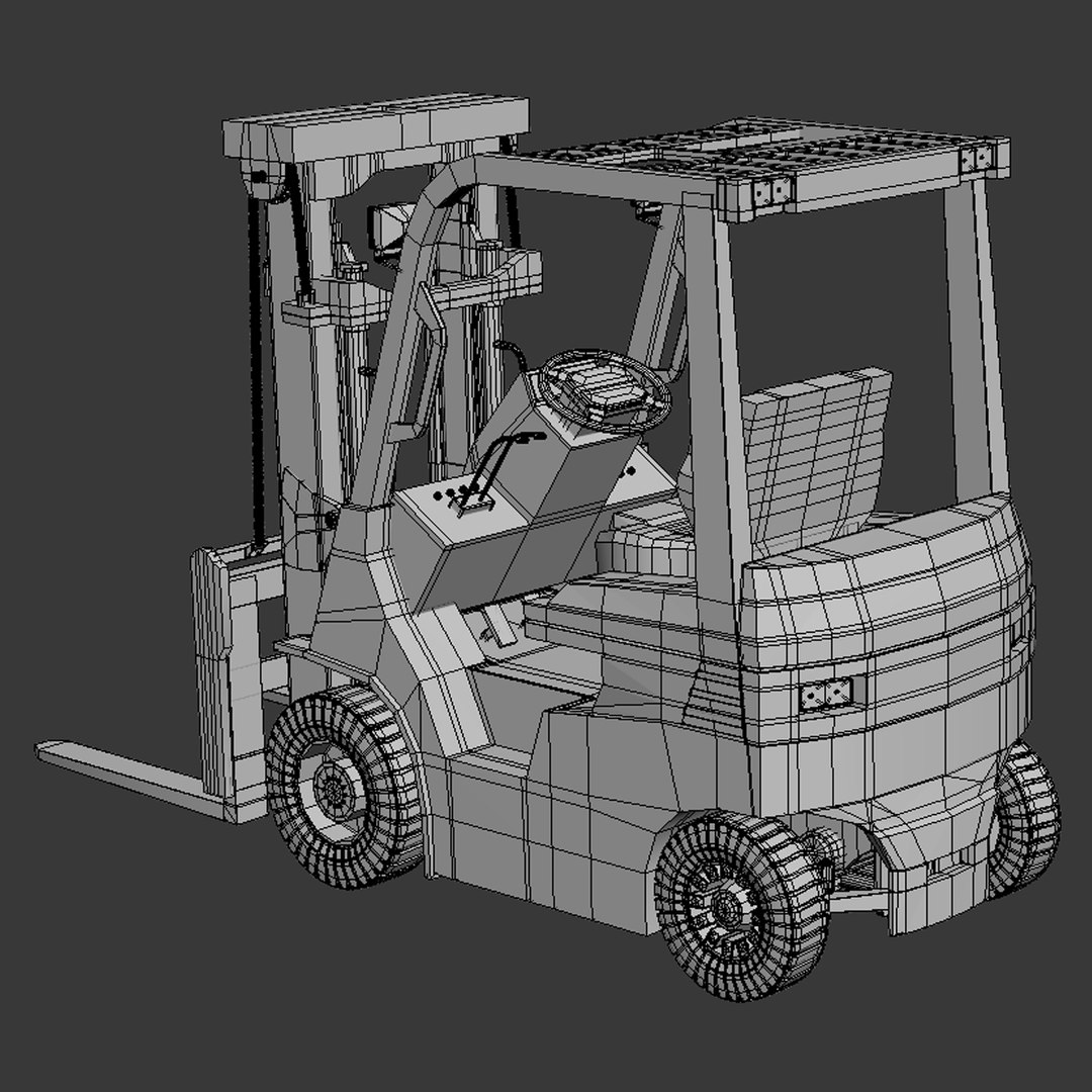 3d Fork Lift Truck