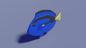 Low-poly Surgeonfish