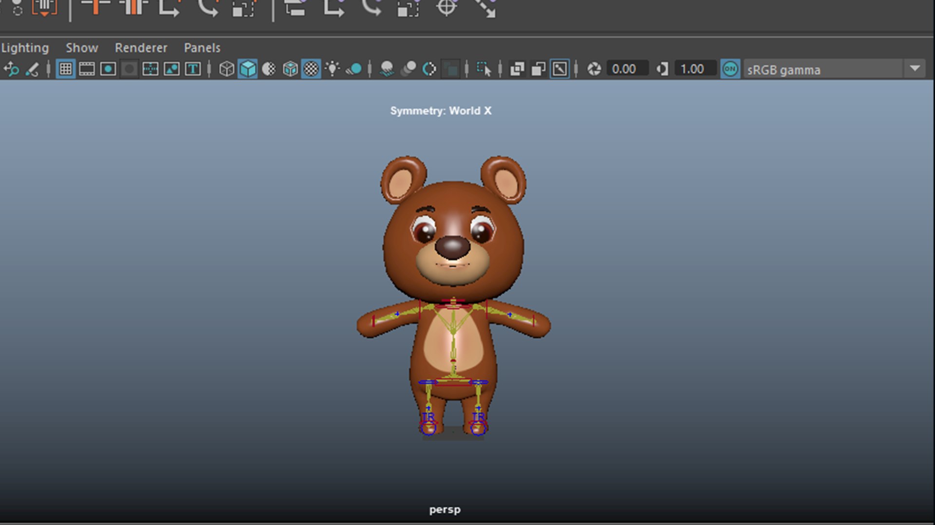 3D Cartoon Bear Animated - TurboSquid 2013751